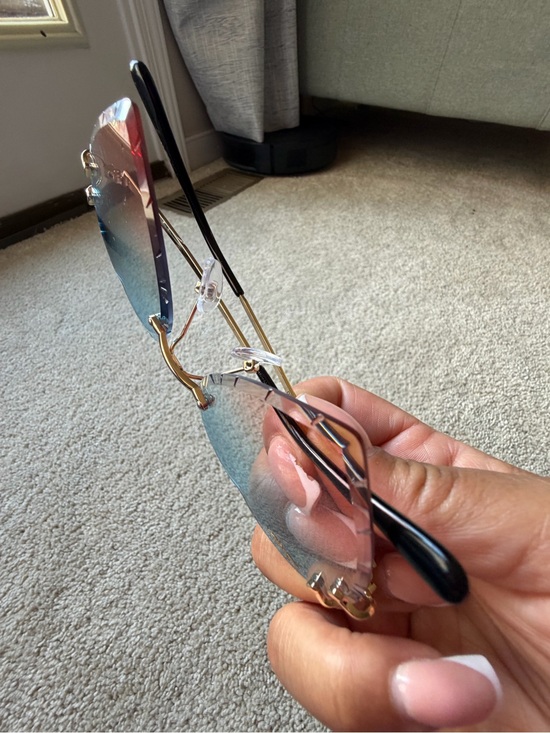 Cartier Big C Rimless Heart Sunglasses gold tone main image 6